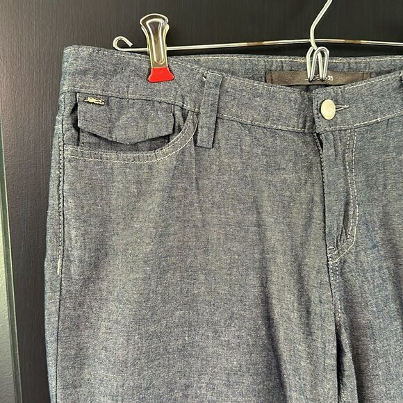 Joe's The Socialite wide leg chambray lightweight pants look like linen size 29 - Picture 2 of 6